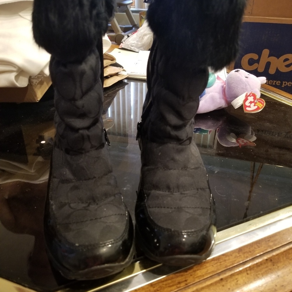 Coach winter boots